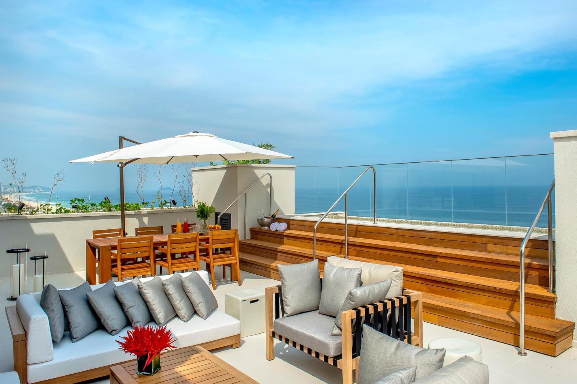 Hotel Grand Hyatt Rio De Janeiro Esterno foto Rooftop terrace