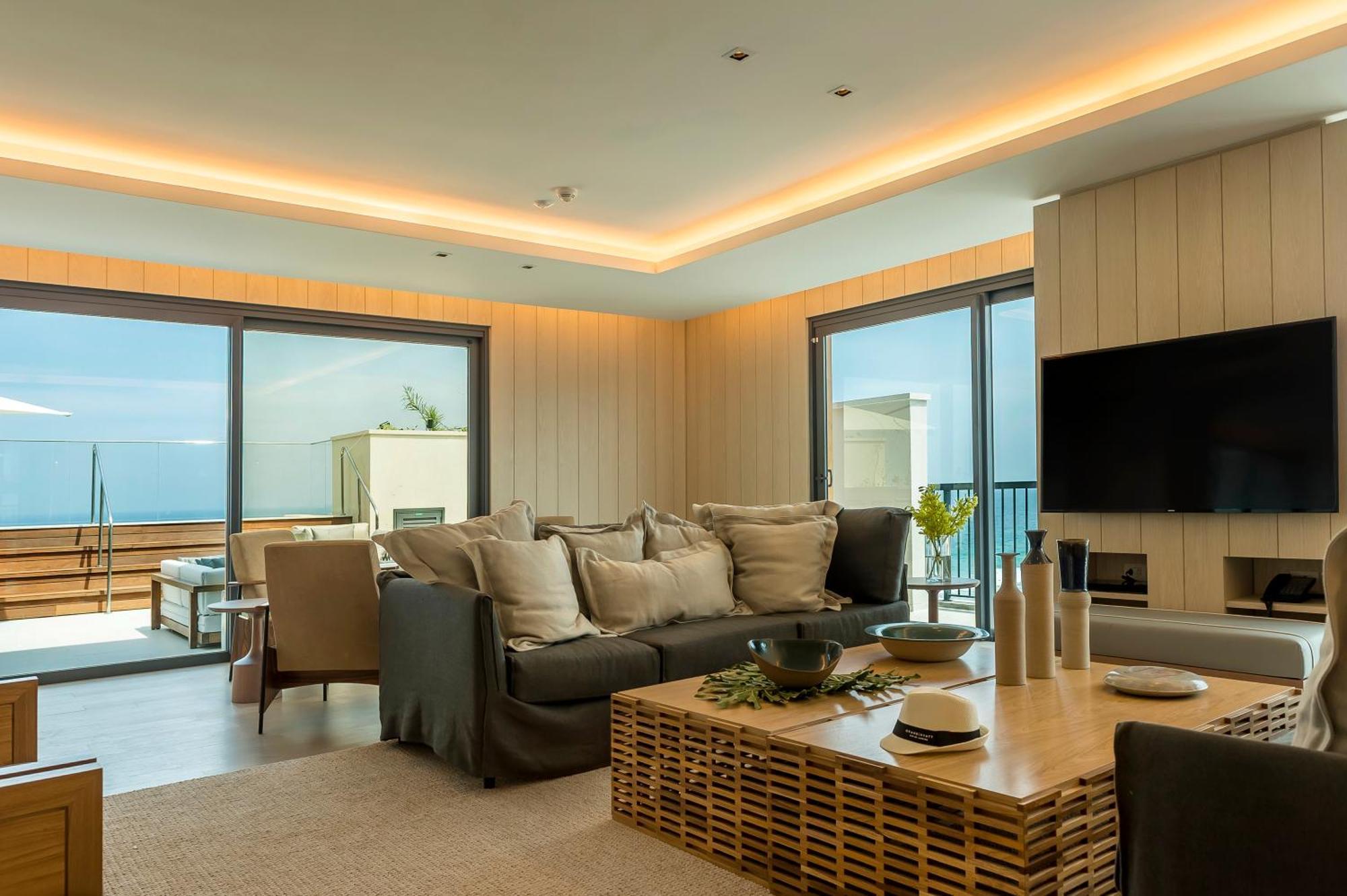 Hotel Grand Hyatt Rio De Janeiro Esterno foto A living room at the hotel